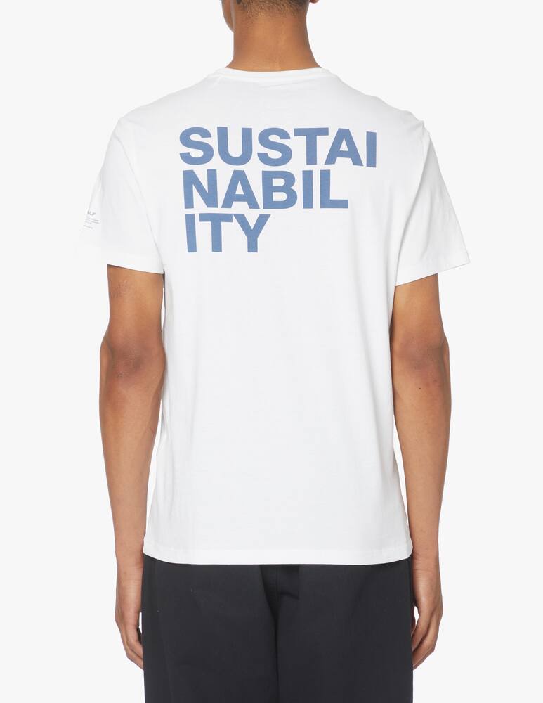 rinascente Ecoalf Sustainability back t-shirt - white