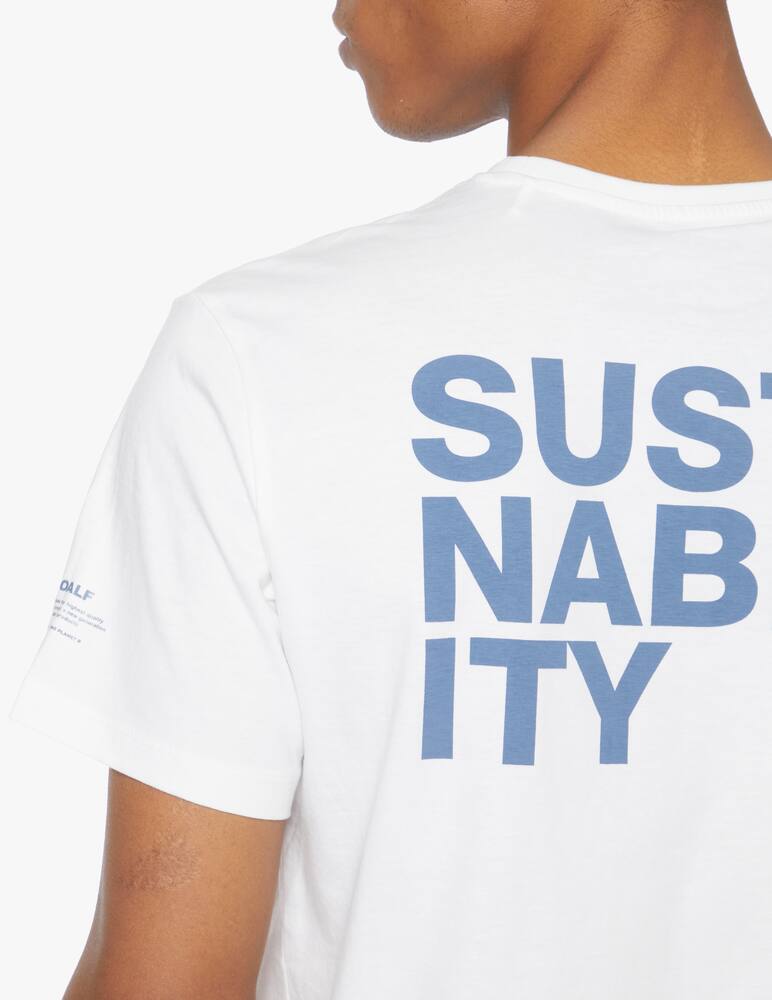 rinascente Ecoalf Sustainability back t-shirt - white