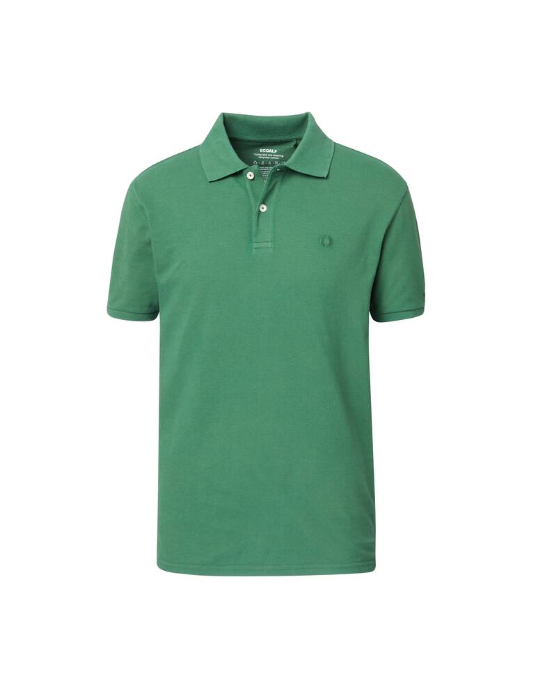 rinascente Ecoalf Washed piquet short sleeve polo - green