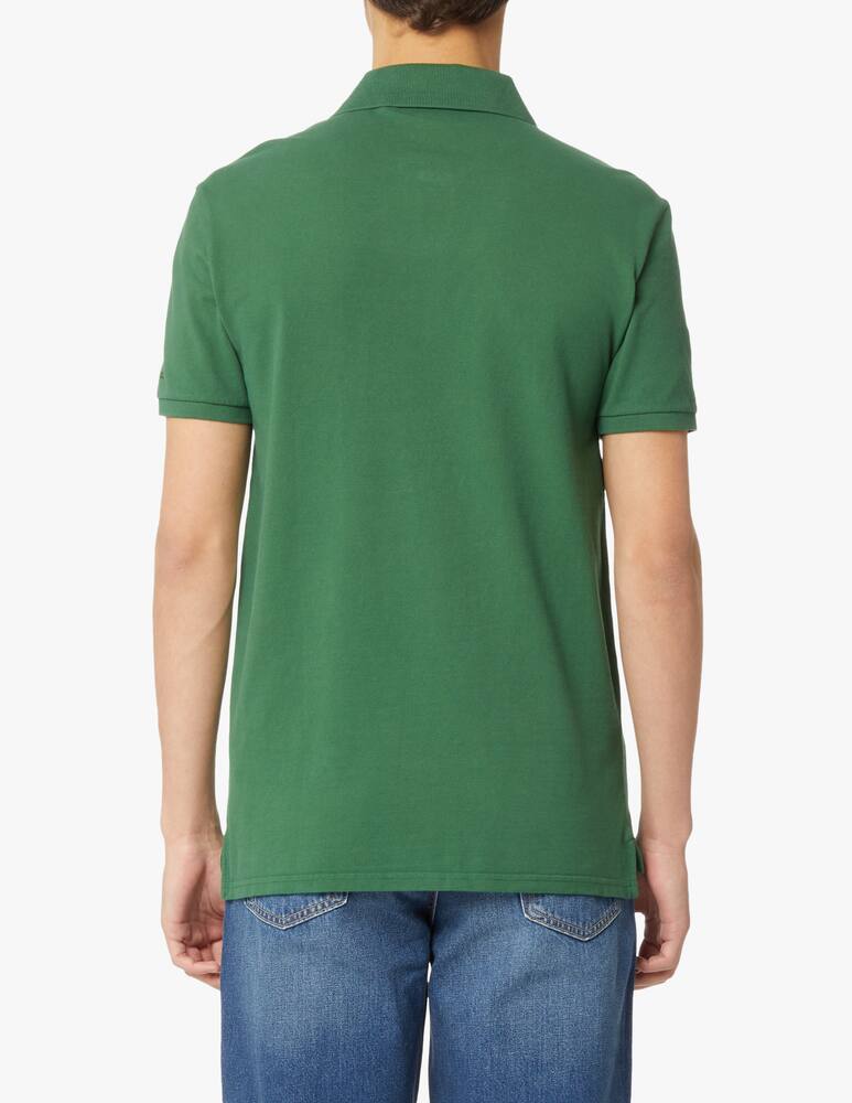 rinascente Ecoalf Washed piquet short sleeve polo - green