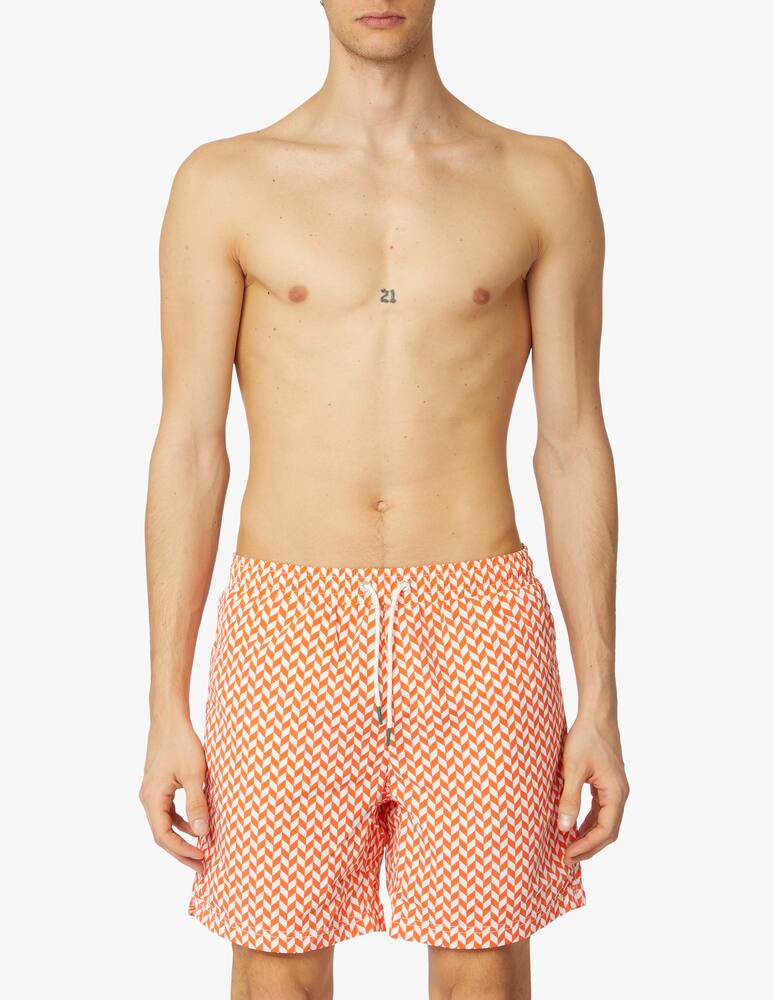 rinascente Ecoalf Patterned swimshort - orange