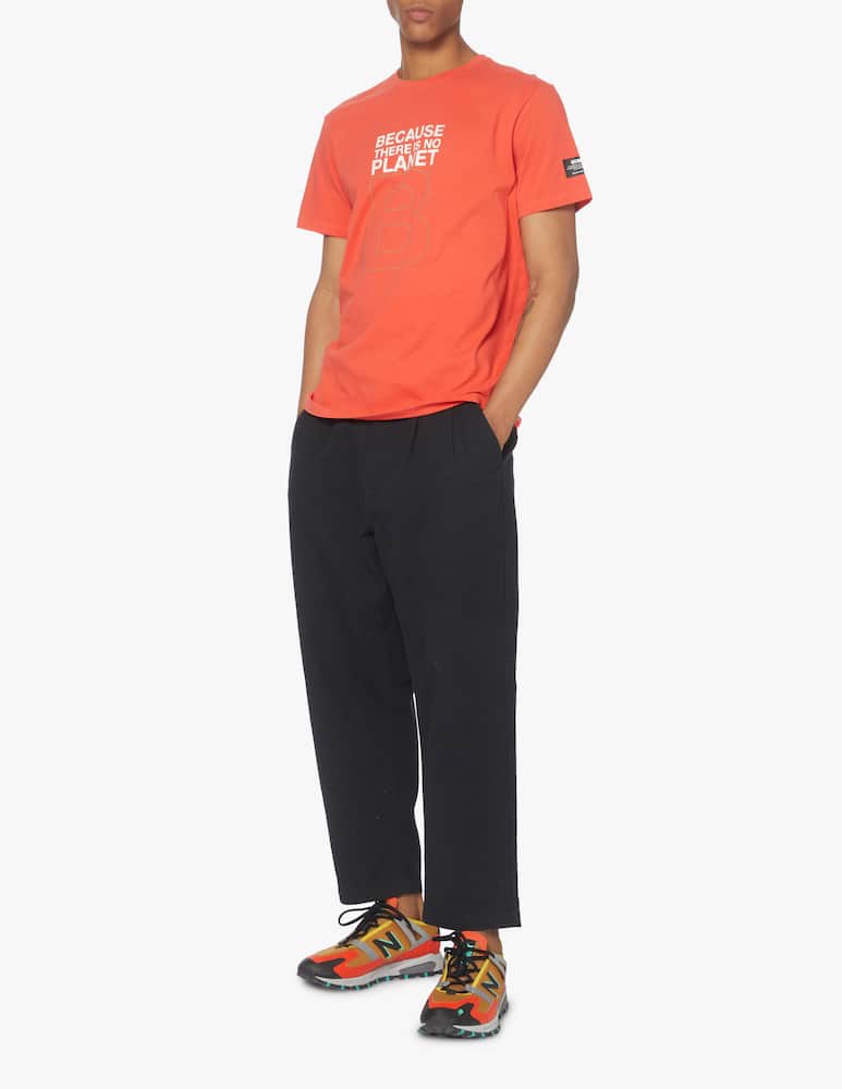 rinascente Ecoalf Maglietta manica corta no planet b big - arancione