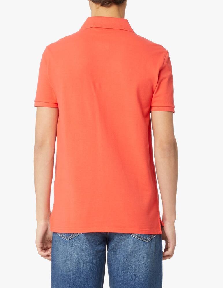 rinascente Ecoalf Polo manica corta piquet lavata - arancione