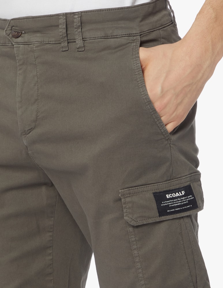 rinascente Ecoalf Cotton cargo short - green