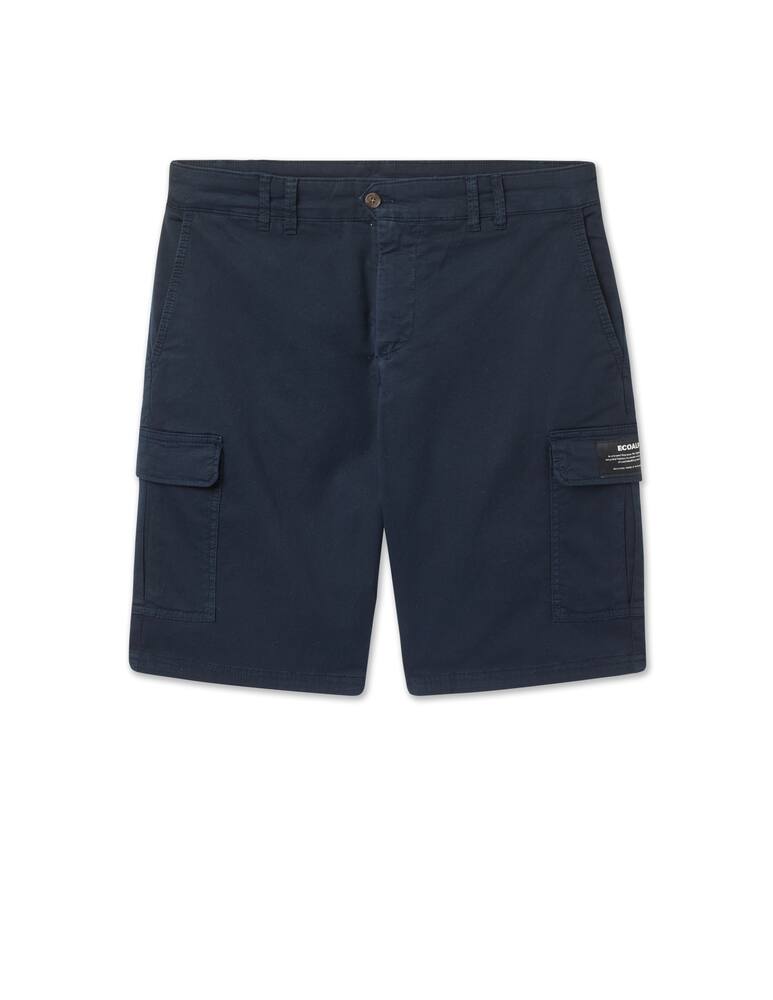 rinascente Ecoalf Cotton cargo short - blue