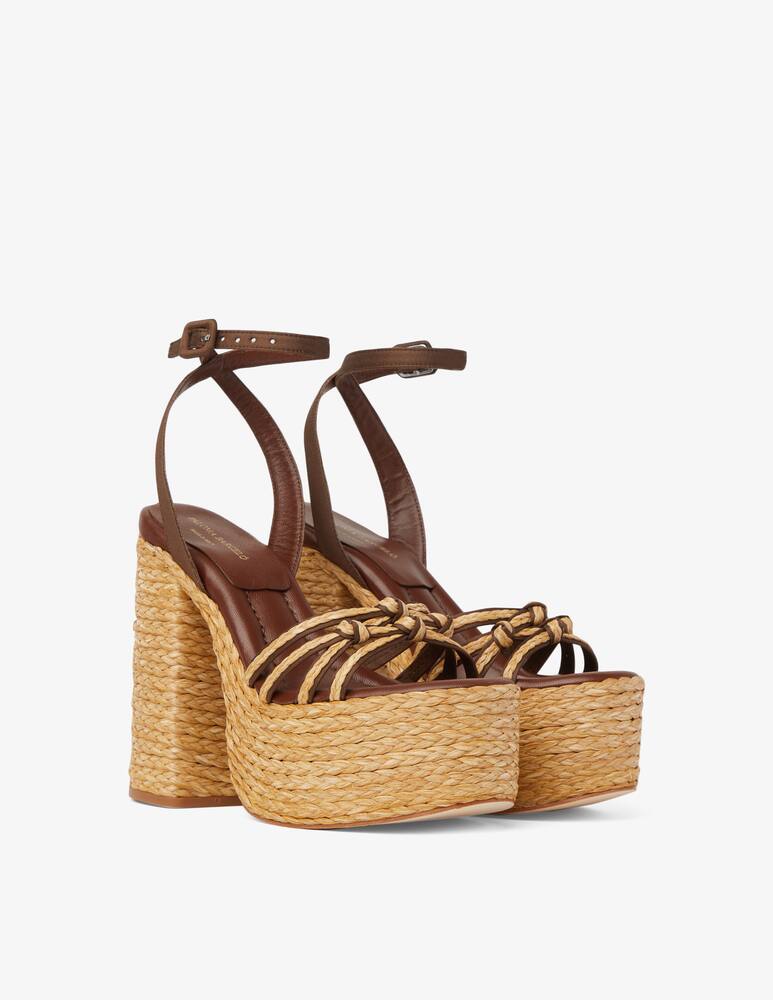 rinascente Paloma Barcelò Sandali zeppa corda con cinturino