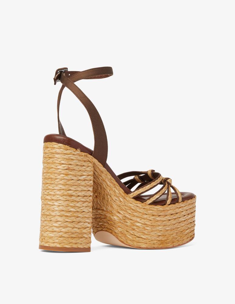 rinascente Paloma Barcelò Sandali zeppa corda con cinturino