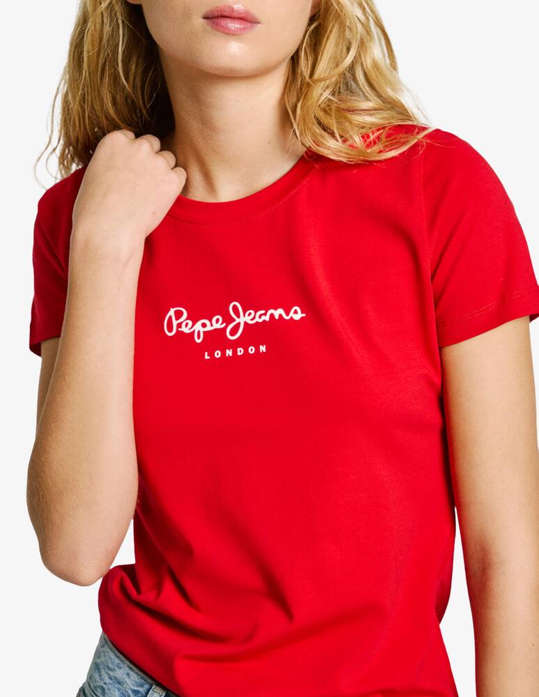 rinascente Pepe Jeans Virginia logo t-shirt