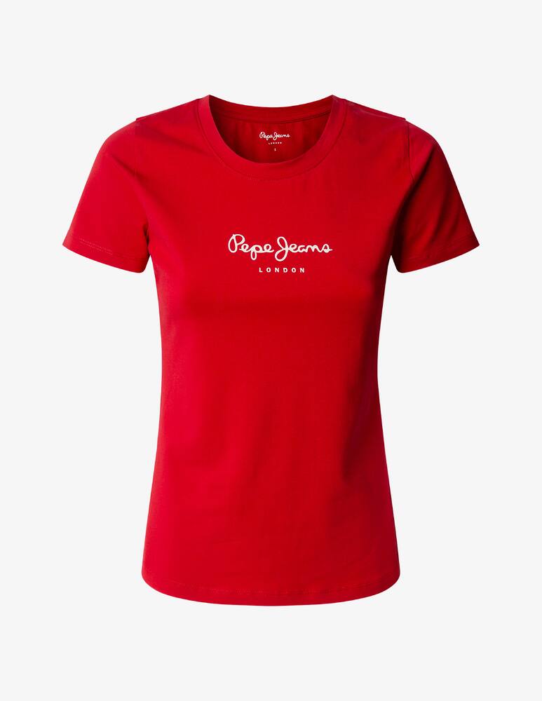 rinascente Pepe Jeans Virginia logo t-shirt