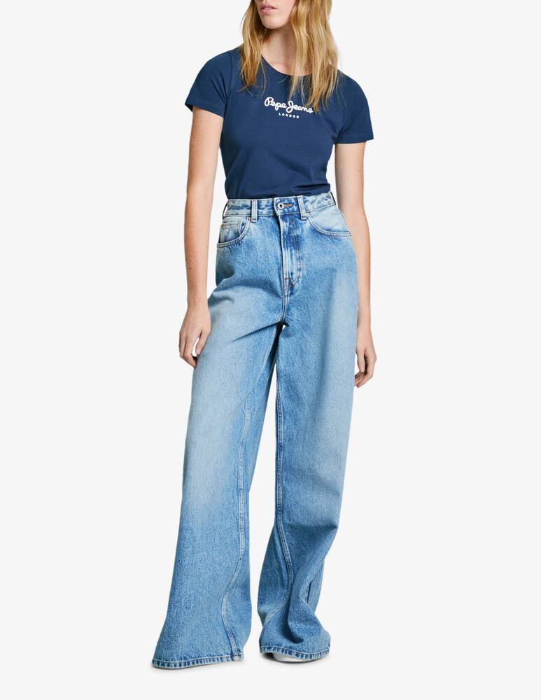 rinascente Pepe Jeans Virginia logo t-shirt