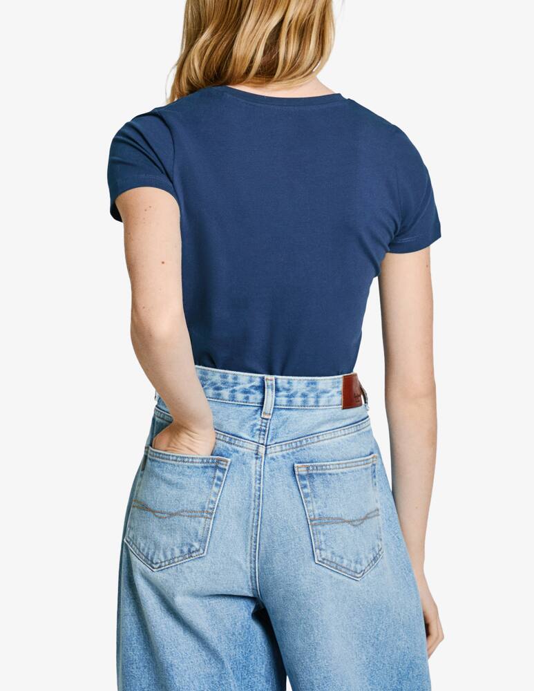 rinascente Pepe Jeans Virginia logo t-shirt