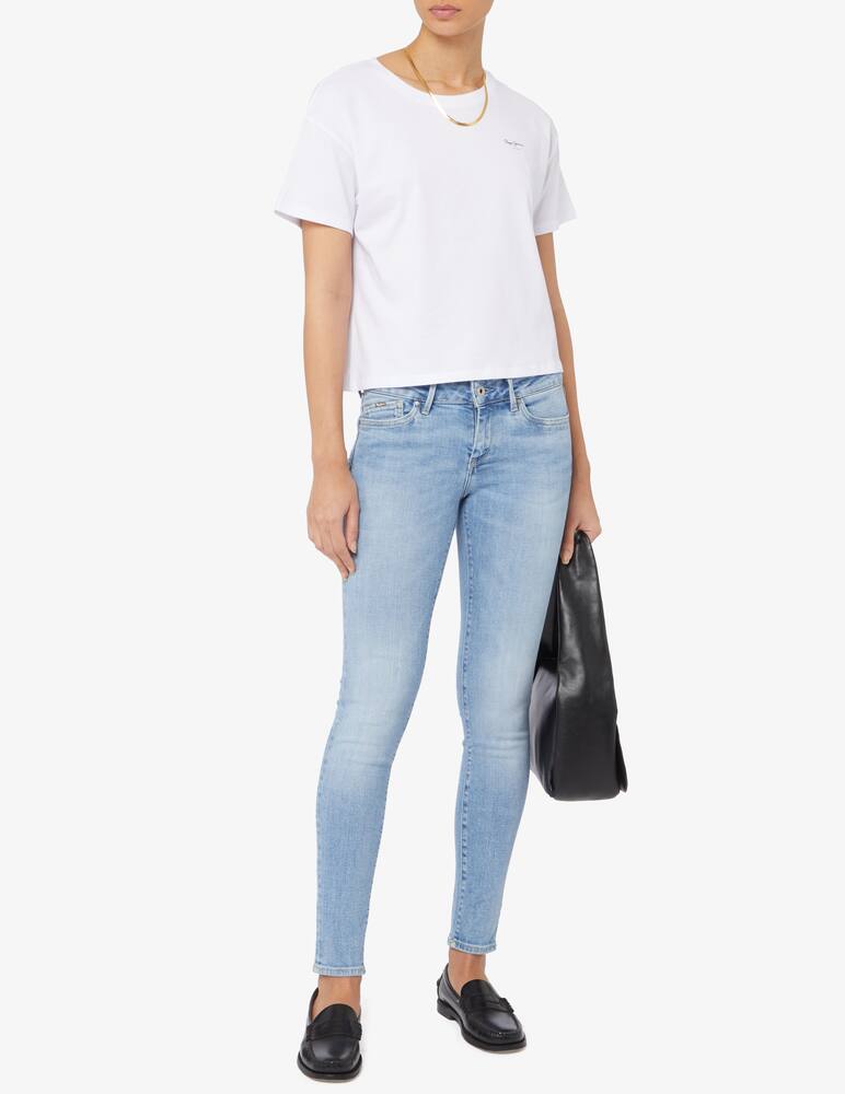 rinascente Pepe Jeans Pixie mid rise skinny jeans