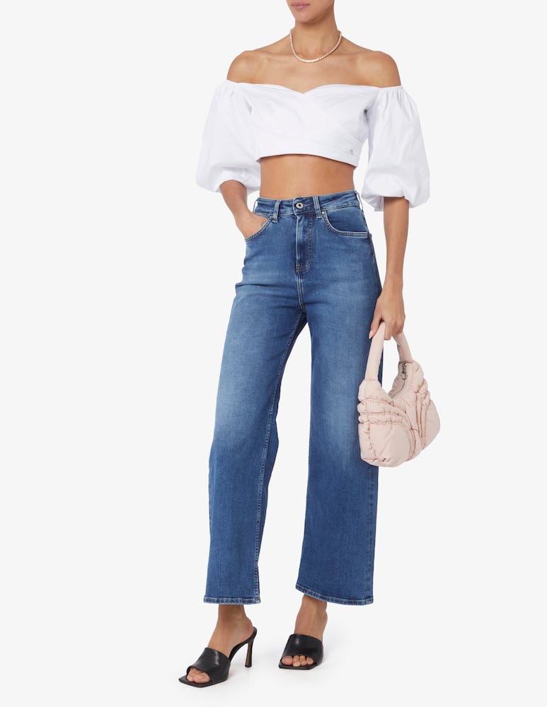 rinascente Pepe Jeans High rise cropped jeans