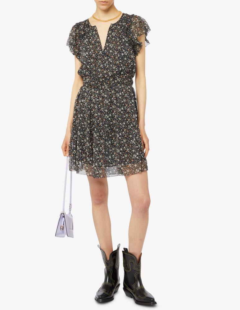 Pepe Jeans Micro flower chiffon dress - picture 2 Pepe Jeans Micro flower chiffon dress - picture 2