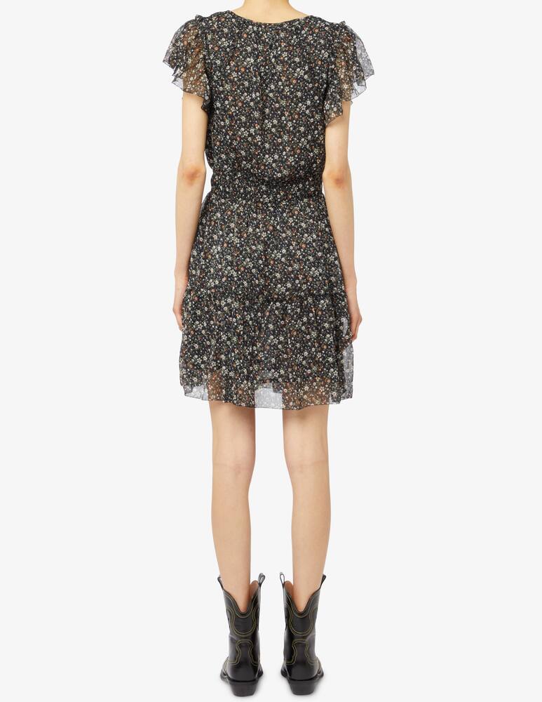 Pepe Jeans Micro flower chiffon dress - picture 3 Pepe Jeans Micro flower chiffon dress - picture 3