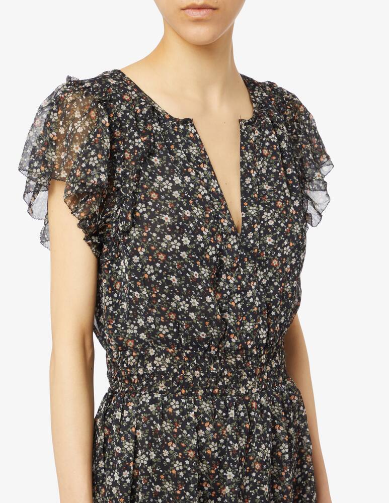 Pepe Jeans Micro flower chiffon dress - picture 4 Pepe Jeans Micro flower chiffon dress - picture 4