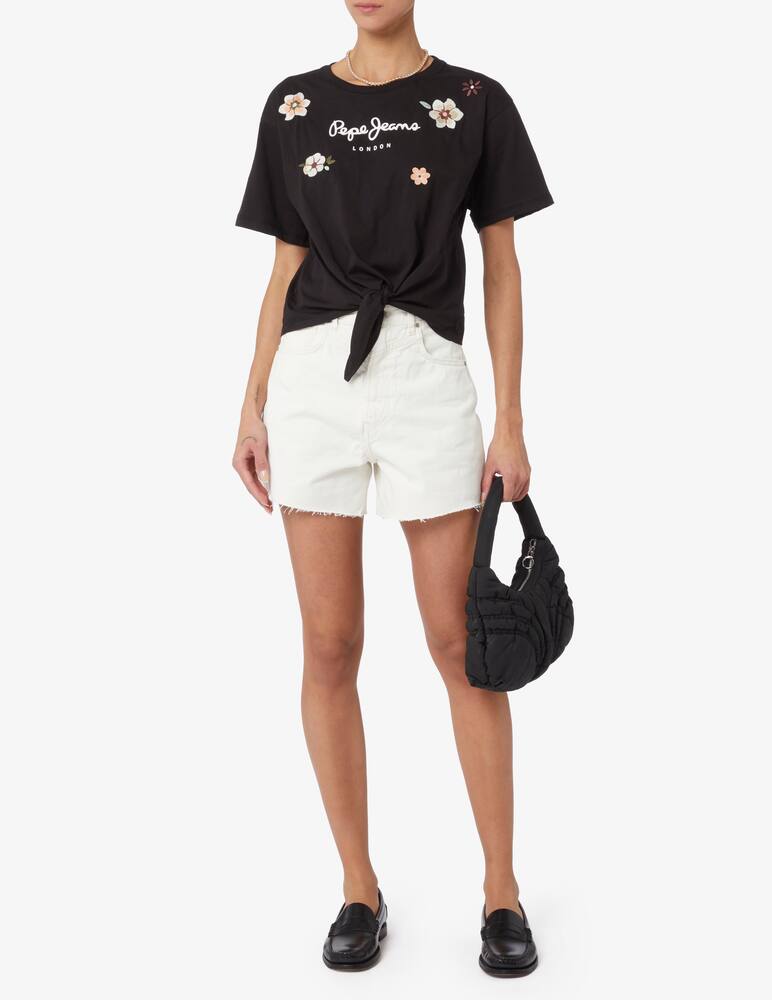 rinascente Pepe Jeans T-shirt nodo - Nero