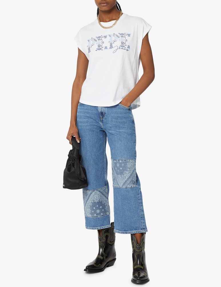 rinascente Pepe Jeans T-shirt ricamo Pepe - Bianco