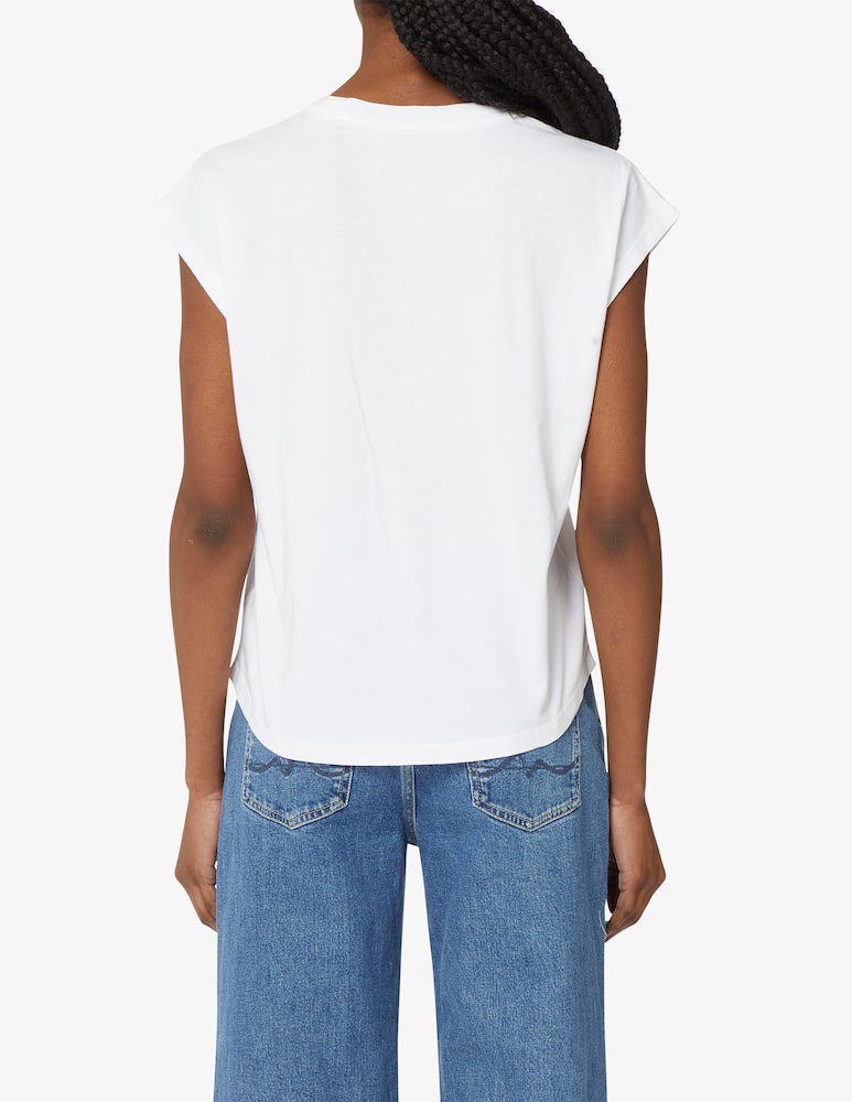rinascente Pepe Jeans T-shirt ricamo Pepe - Bianco
