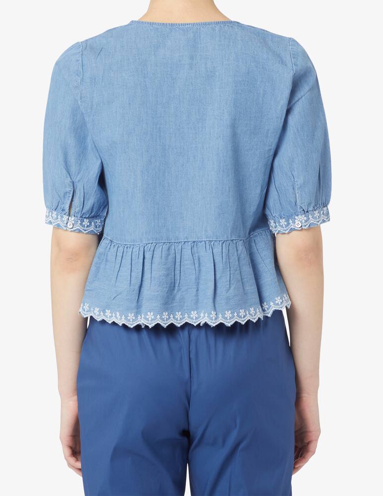 rinascente Pepe Jeans Berta 3/4 sleeve denim shirt