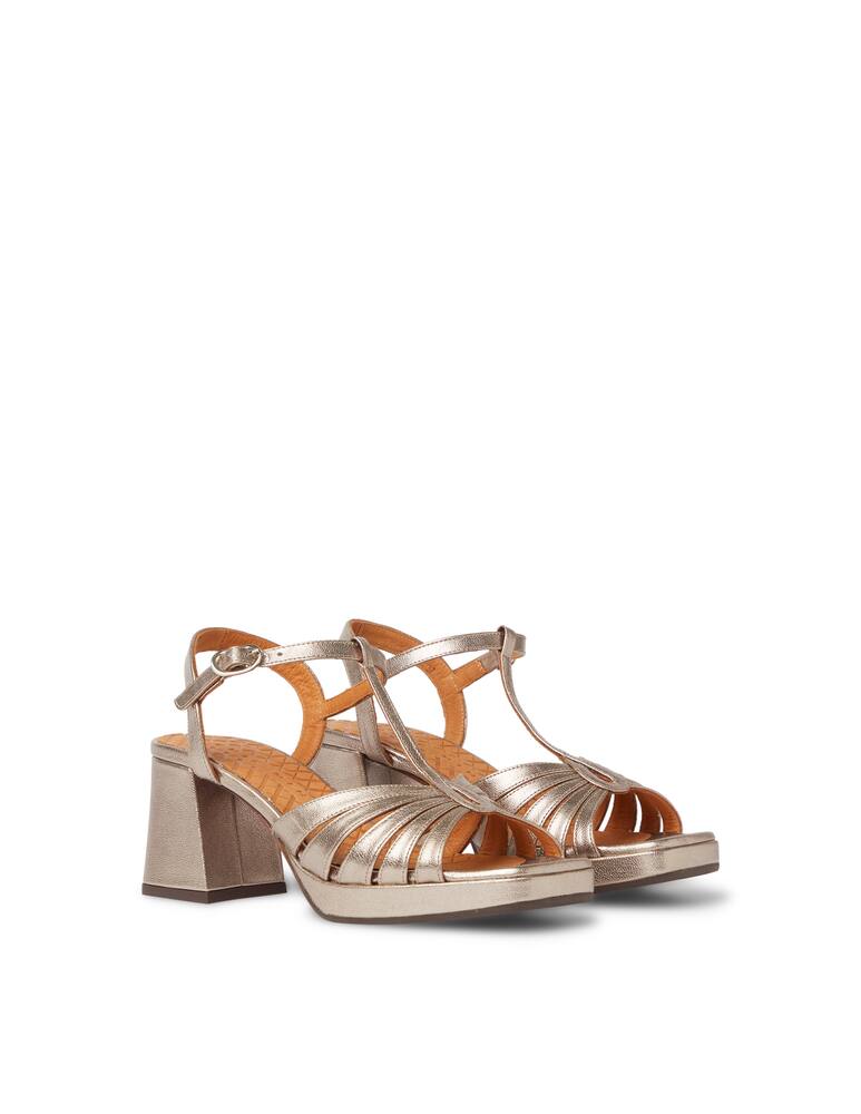 rinascente Chie Mihara Sandali in pelle con platform - argento