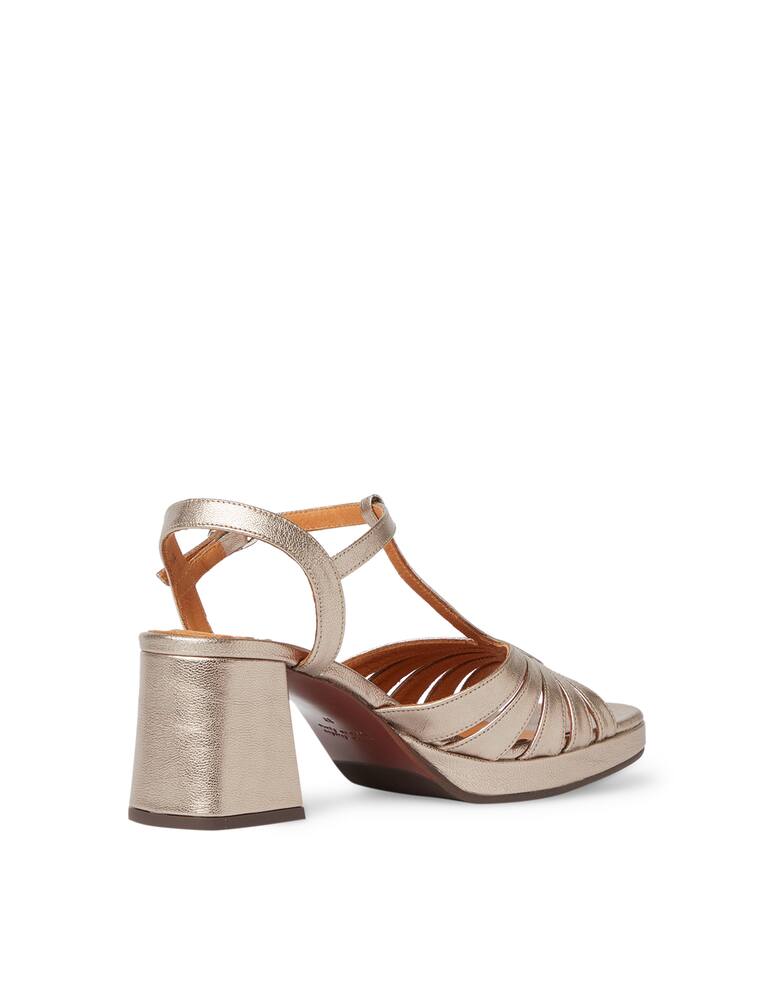 rinascente Chie Mihara Sandali in pelle con platform - argento