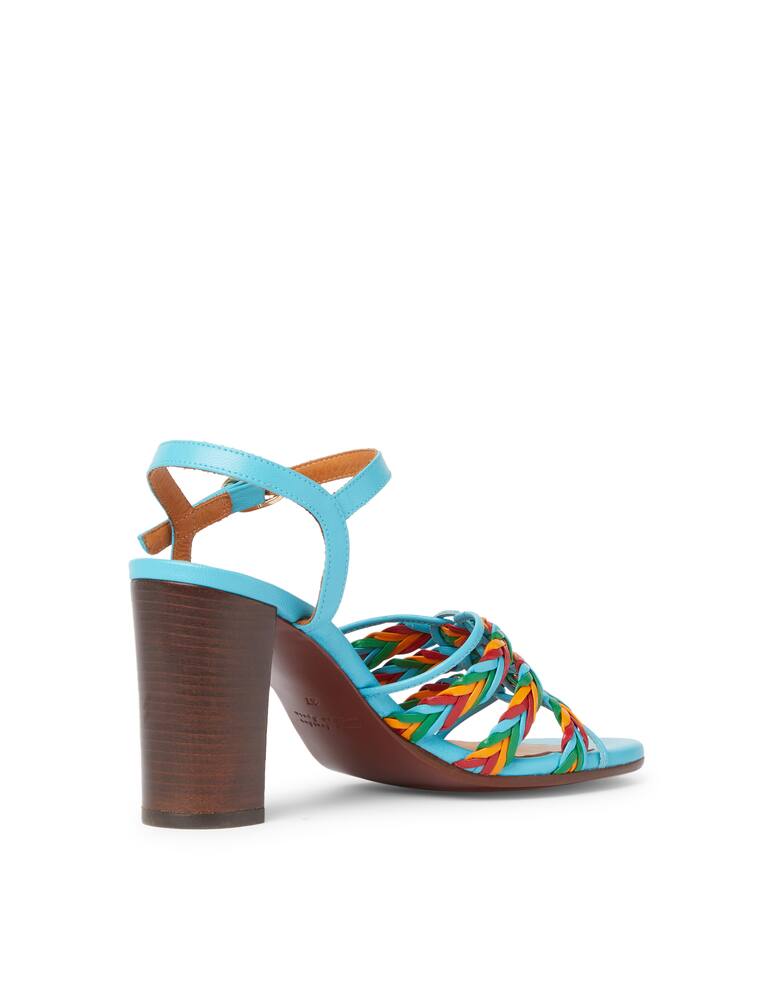 rinascente Chie Mihara Bari leather helled sandals - light blue