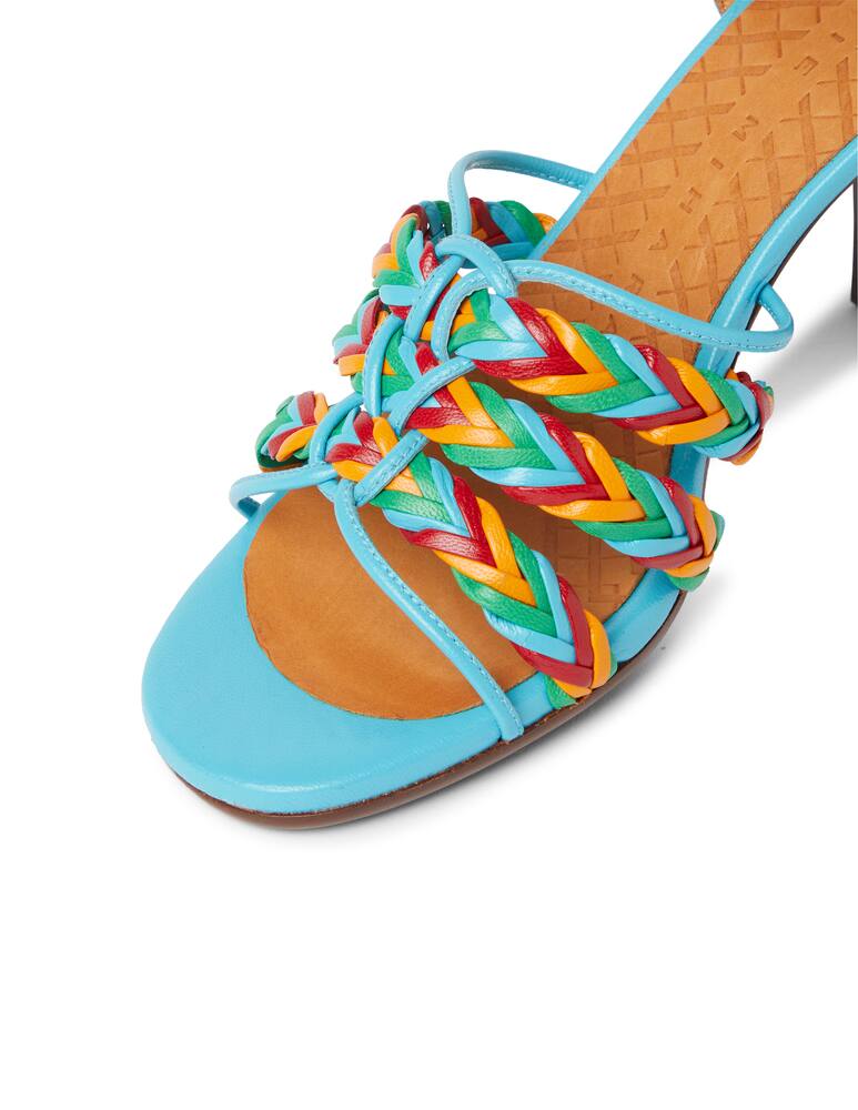 rinascente Chie Mihara Bari leather helled sandals - light blue