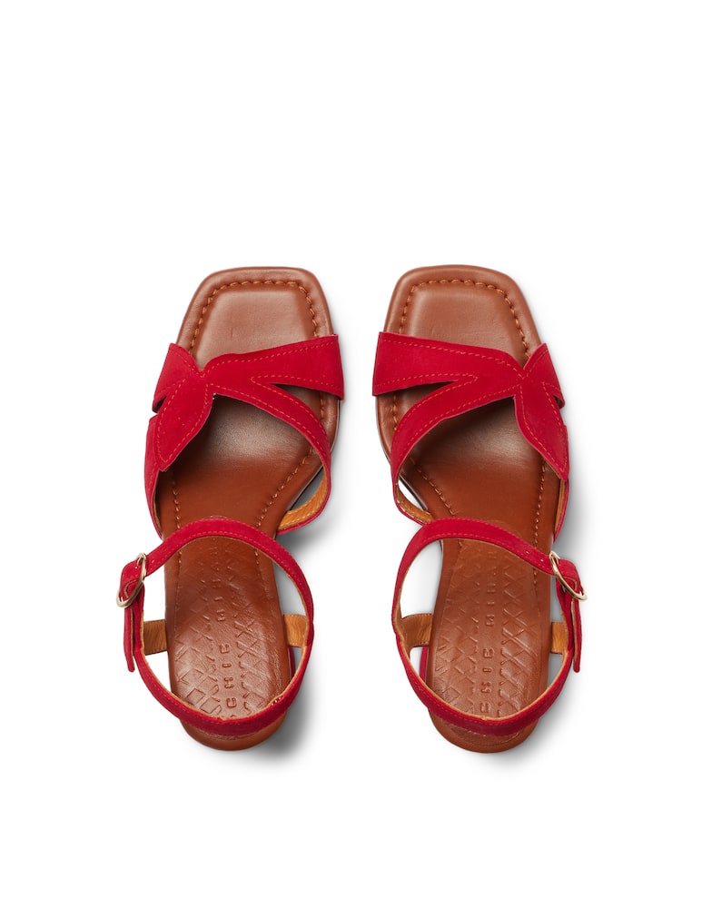 rinascente Chie Mihara Pewa leather sandals - red