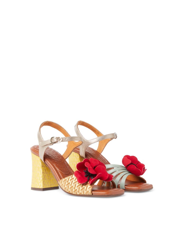 rinascente Chie Mihara Sandali con fiori Piroca - multicolor