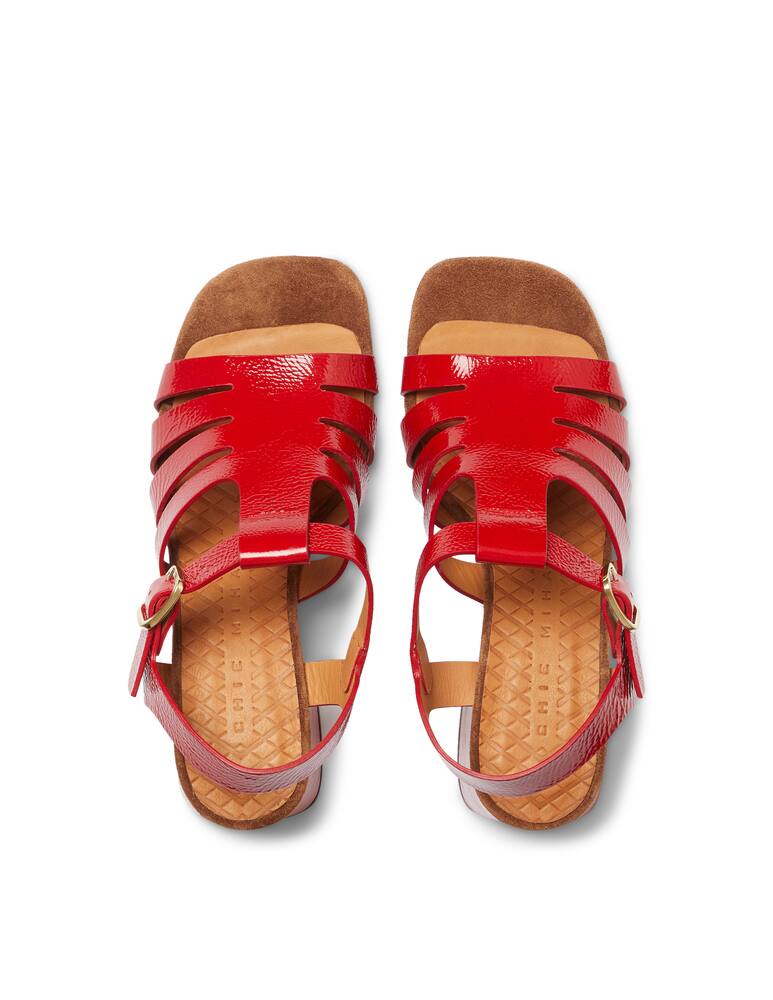 Chie Mihara Otawa leather sandals - red - picture 3 Chie Mihara Otawa leather sandals - red - picture 3