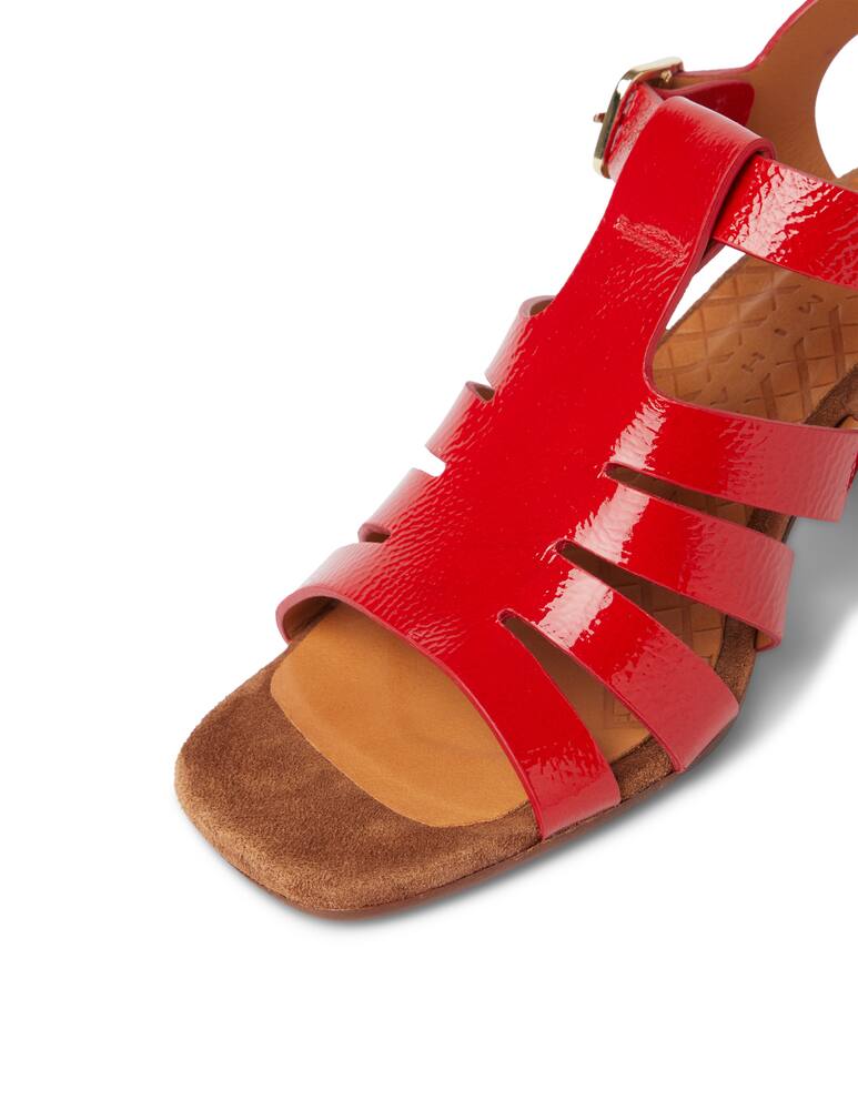 Chie Mihara Otawa leather sandals - red - picture 5 Chie Mihara Otawa leather sandals - red - picture 5