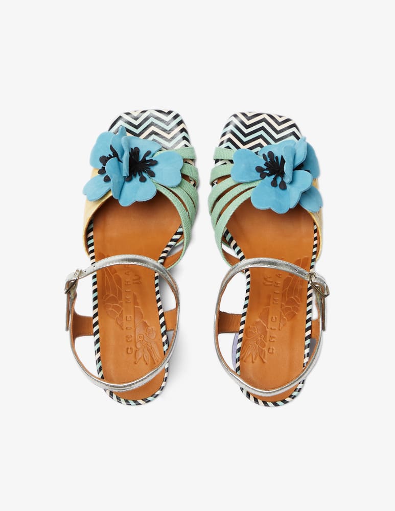 rinascente Chie Mihara Piruca leather heeled sandals