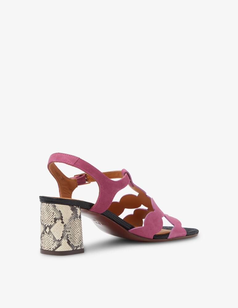 rinascente Chie Mihara Sandali con tacco in pelle scamosciata Pallini