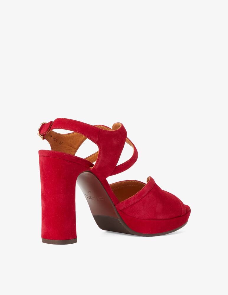 rinascente Chie Mihara Caisa suede heeled sandals