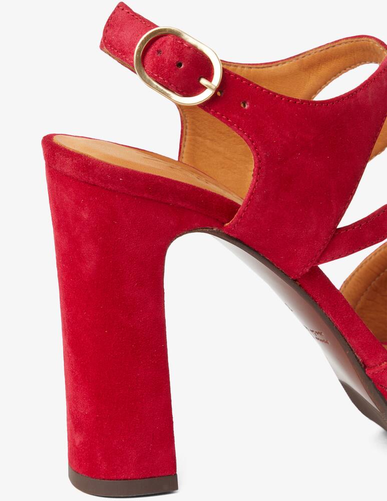 rinascente Chie Mihara Caisa suede heeled sandals