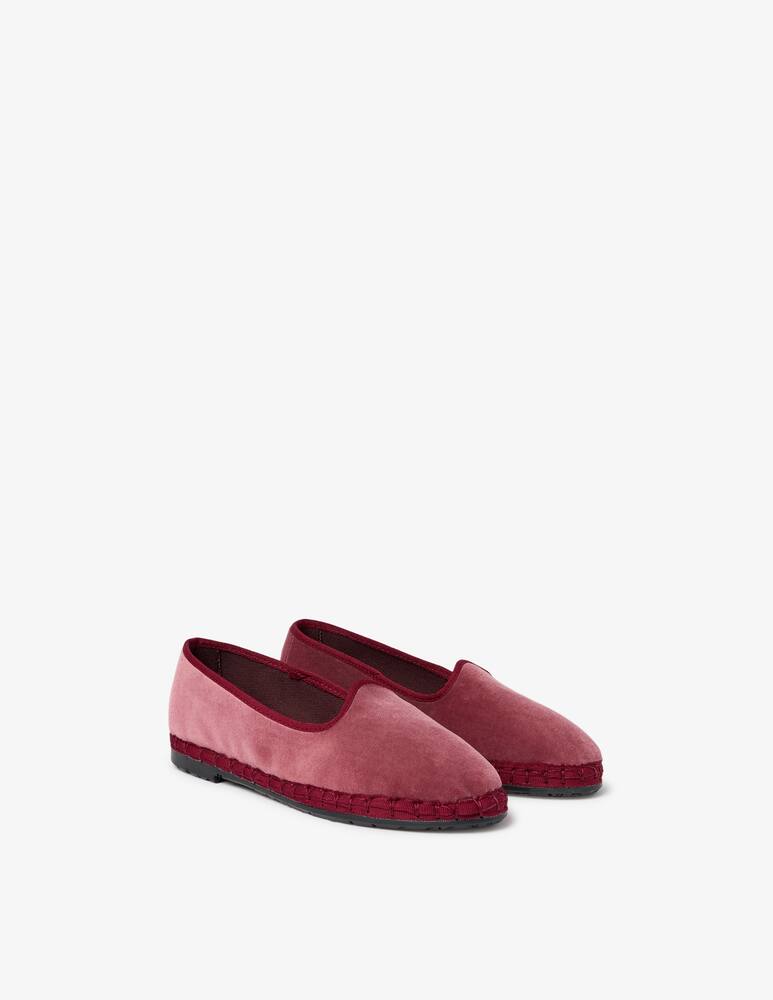 rinascente Flabelus Jane velvet ballet flats