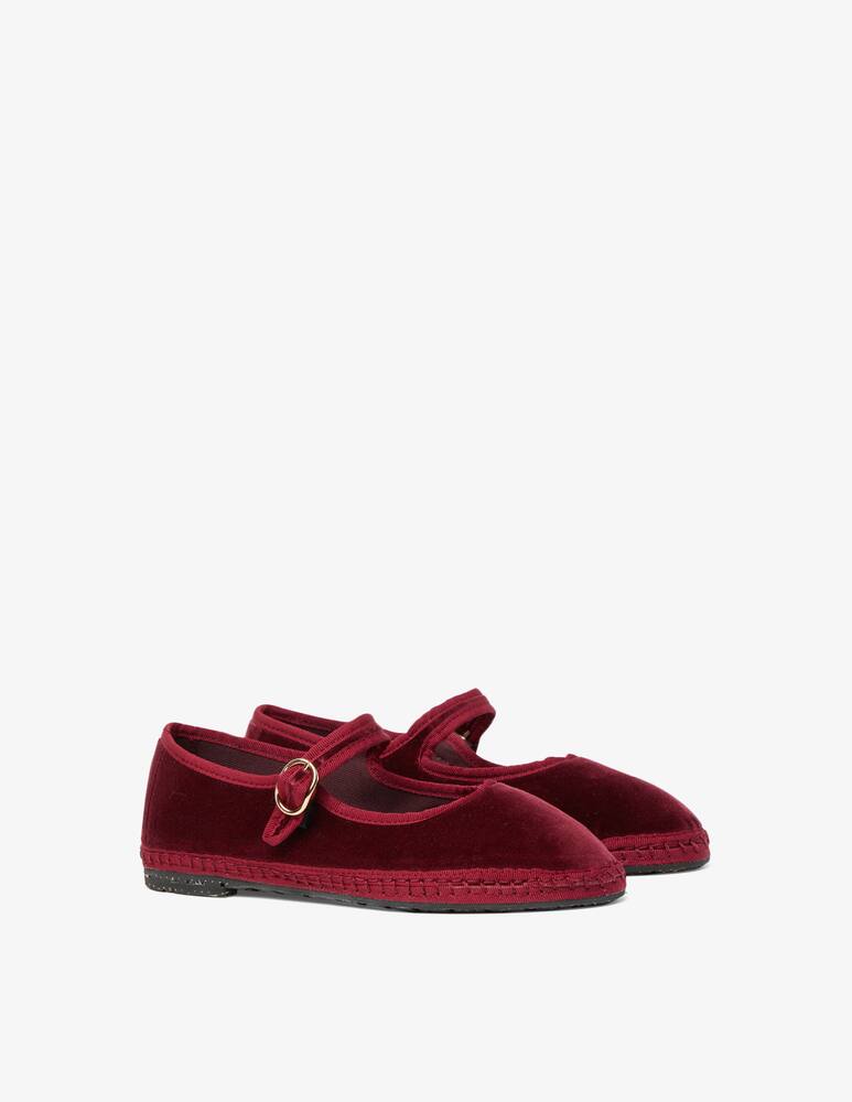 rinascente Flabelus Lucrecia velvet flat mary jane