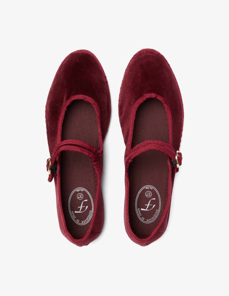rinascente Flabelus Lucrecia velvet flat mary jane