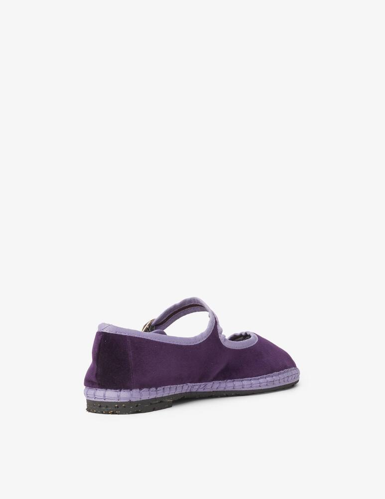 rinascente Flabelus Regina velvet flat shoes