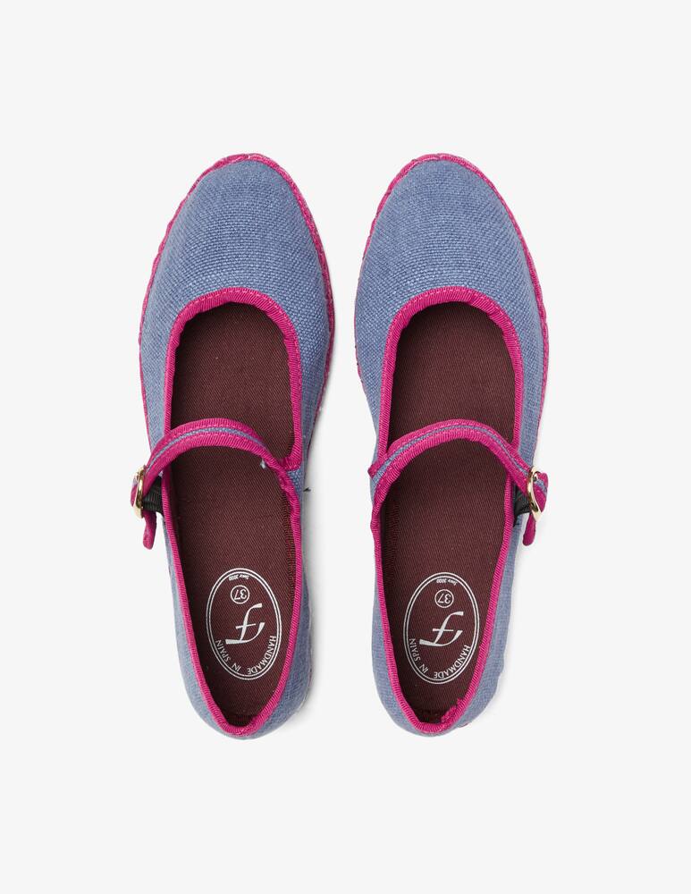 rinascente Flabelus Scarpe basse mary jane in rafia Fiorenza