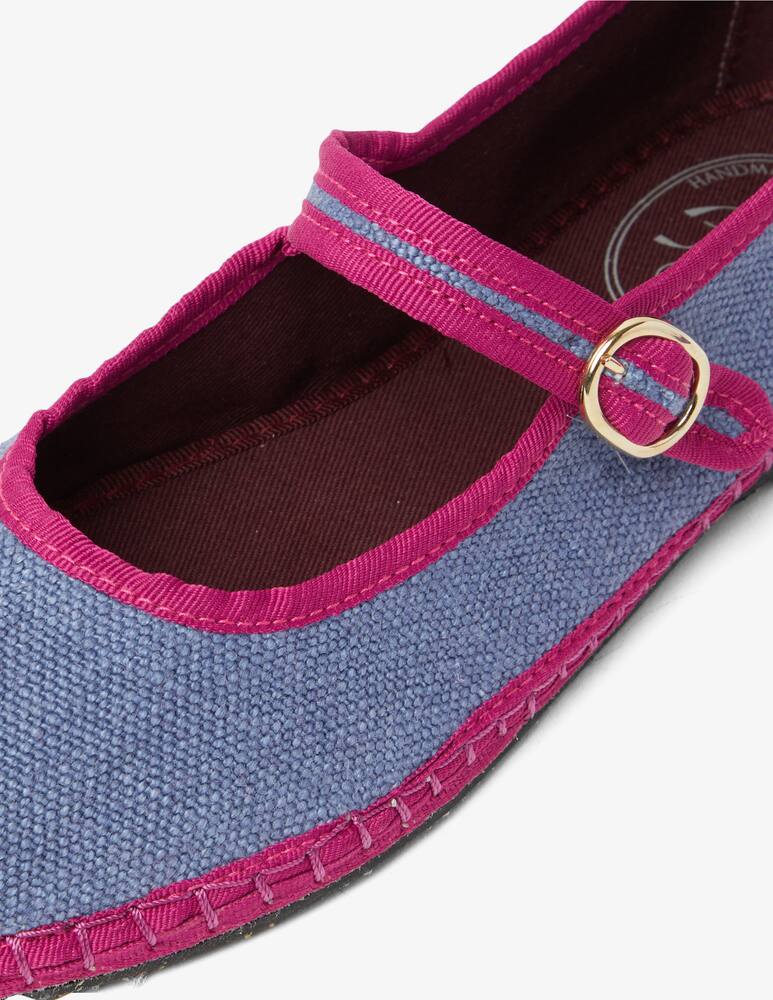 rinascente Flabelus Scarpe basse mary jane in rafia Fiorenza