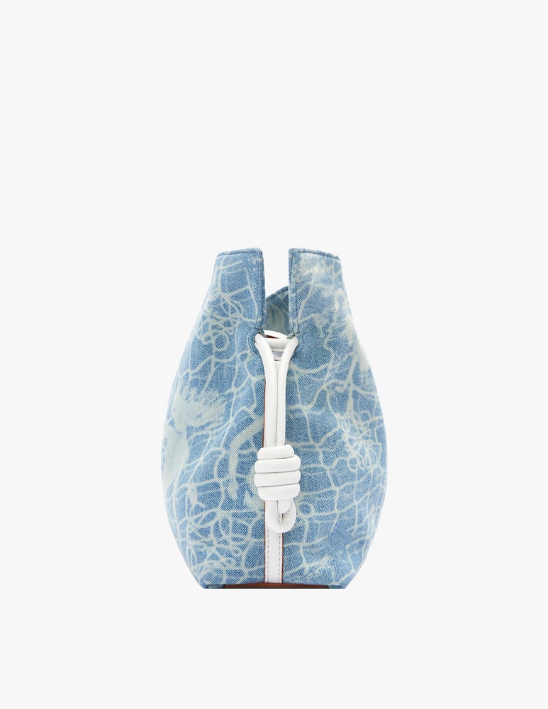 rinascente LOEWE Flamenco clutch in denim