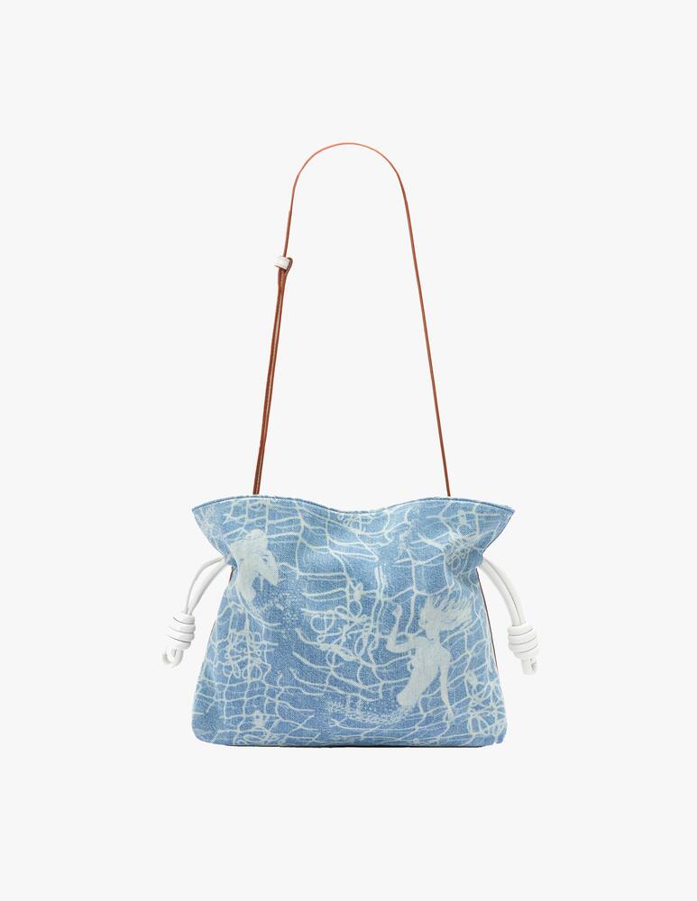 rinascente LOEWE Flamenco clutch in denim