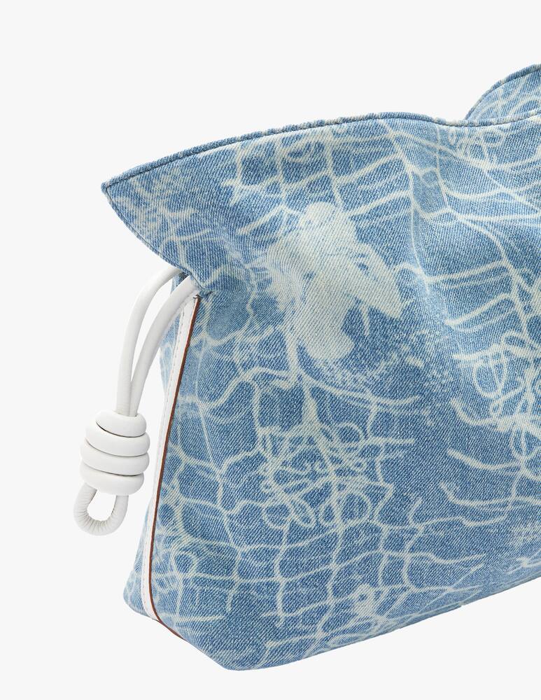 rinascente LOEWE Flamenco clutch in denim