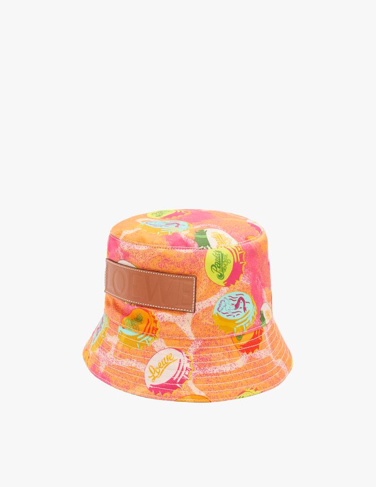 rinascente LOEWE Capello bucket in tela e pelle