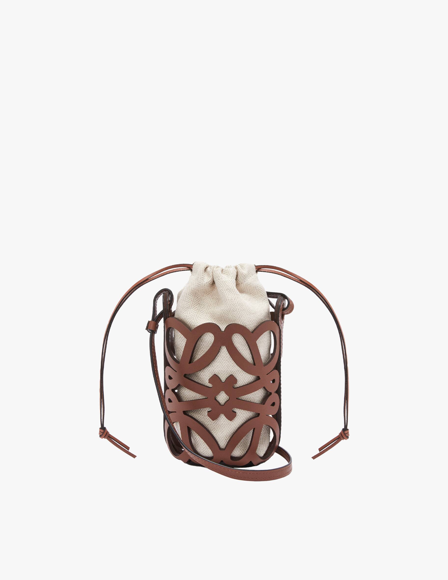Shop LOEWE Anagram Cut-Out pocket bag on Rinascente