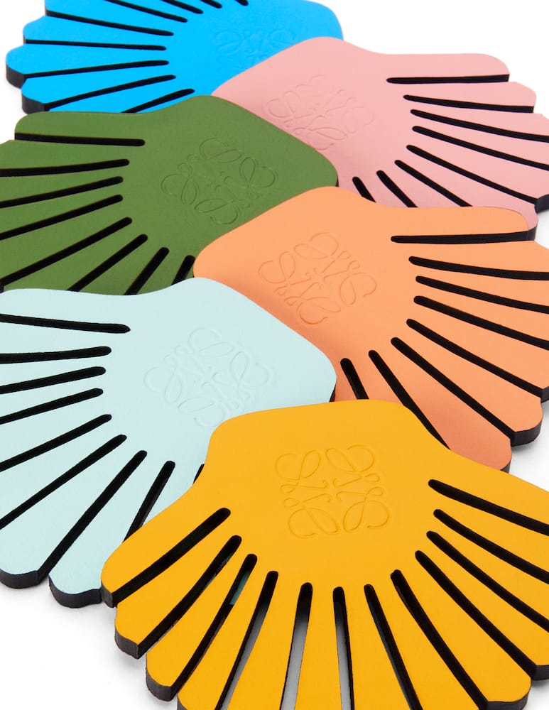 rinascente LOEWE Shell coaster set - brown
