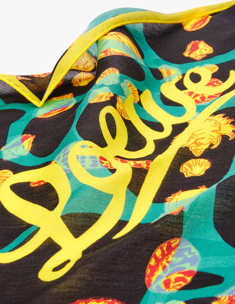 rinascente LOEWE Shell lozenge scarf in cotton and silk