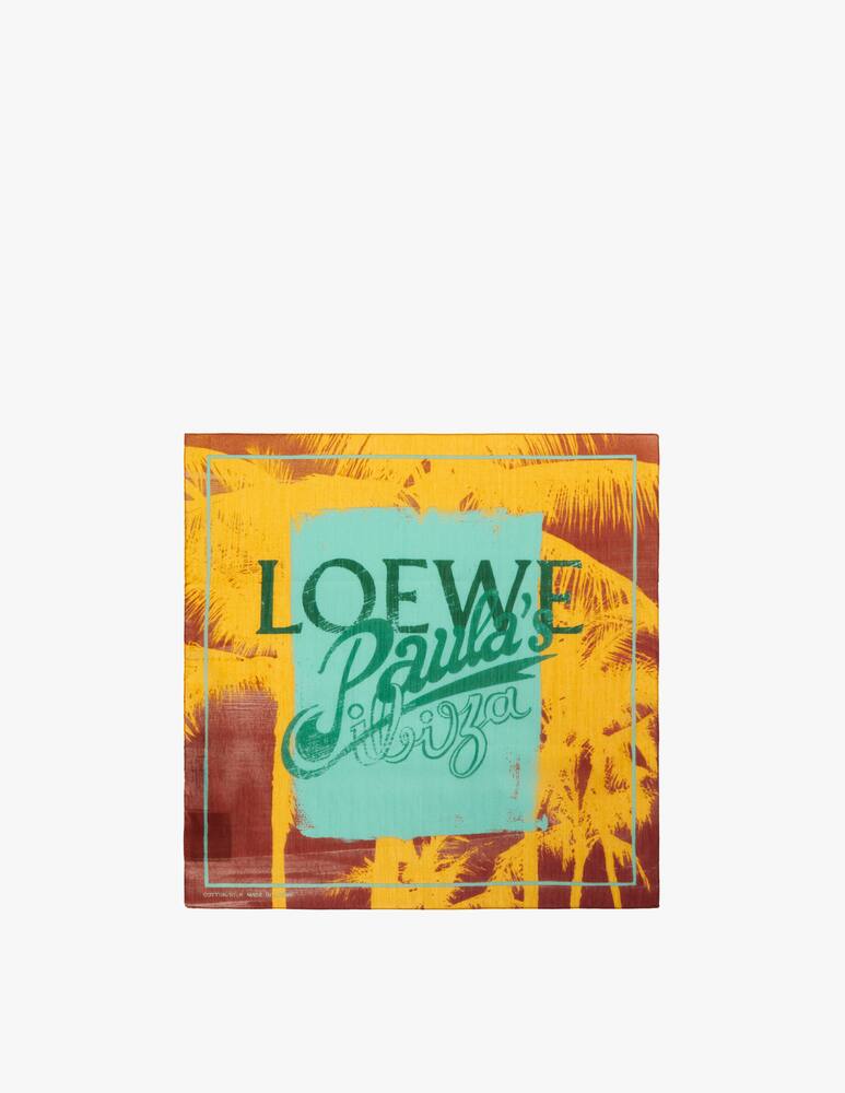 rinascente LOEWE Palm bandana in cotton and silk